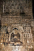 Bagan Myanmar. Mural paintings of the Thambula temple. 